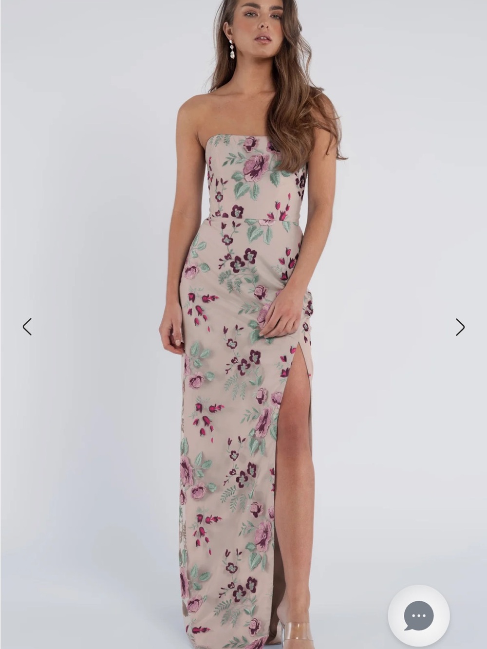 Jenny Yoo Enchanted Floral Embroidery Dress